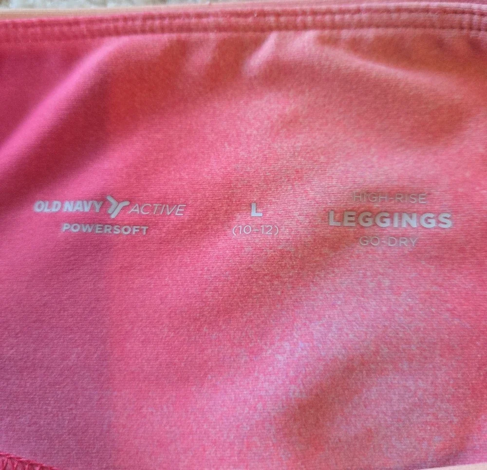 Old Navy Pink & Light Pink Women's Active Sports Bra and Shorts Set